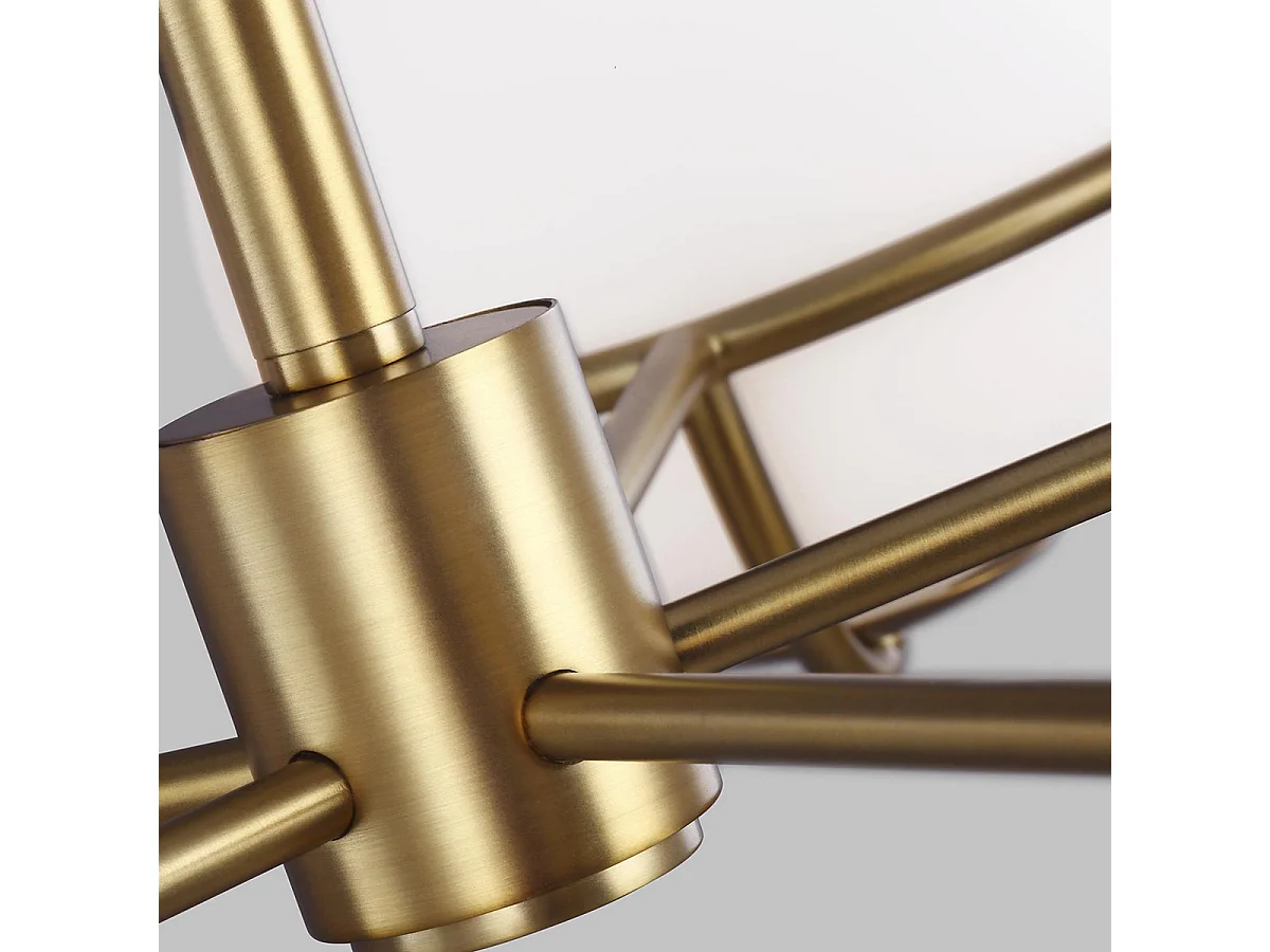 Elstead Apollo 5 Light Globe Pendel, polerad mässing, G9