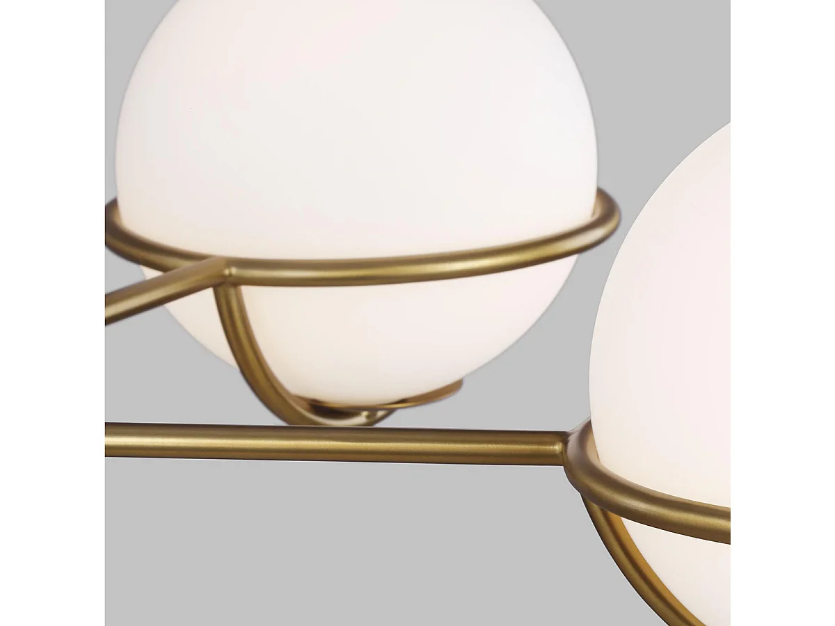 Elstead Apollo 5 Light Globe Pendel, polerad mässing, G9