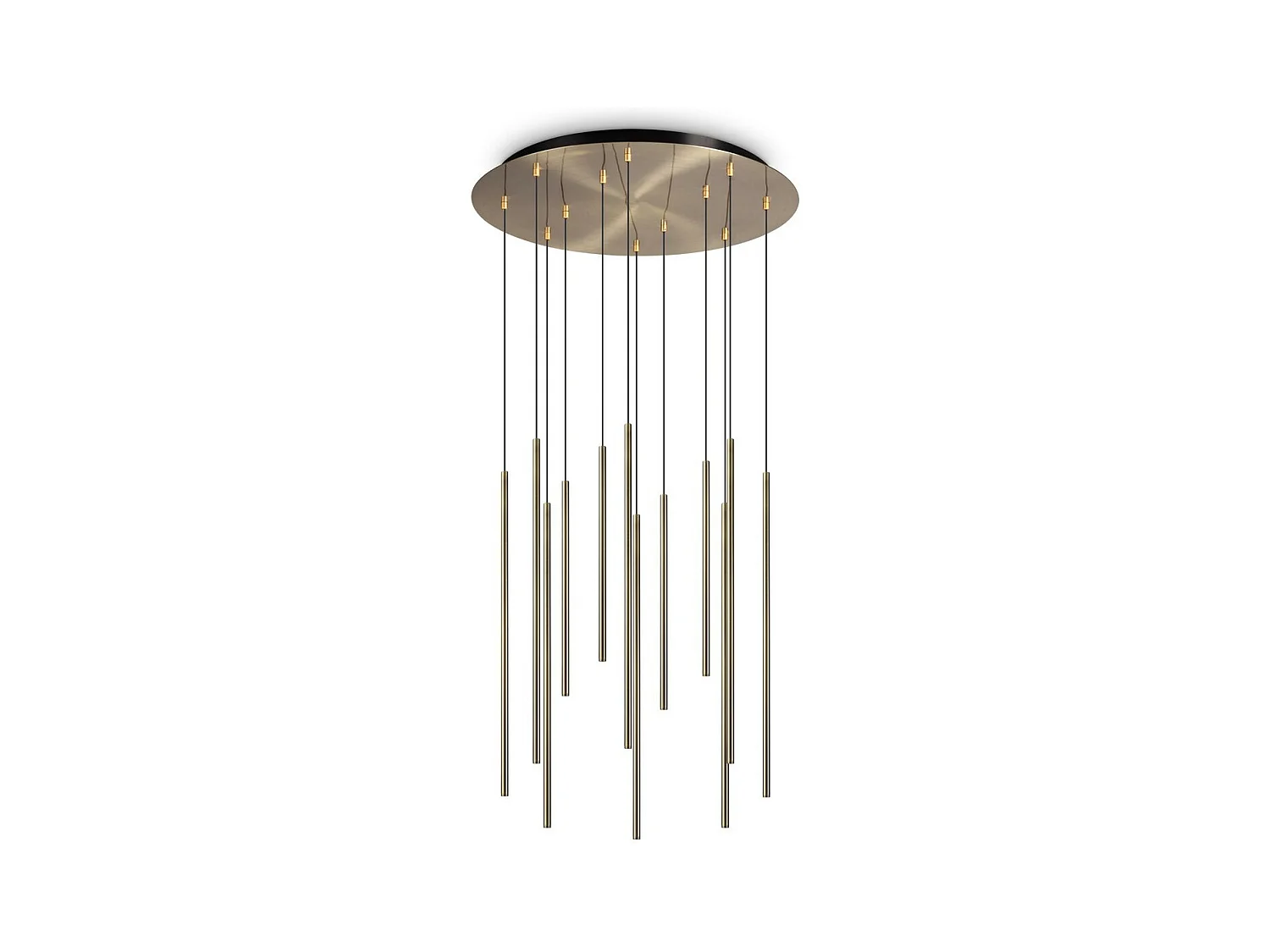 Ideal Lux FILO Lampada da soffitto a sospensione a LED a 12 luci in ottone 2700K