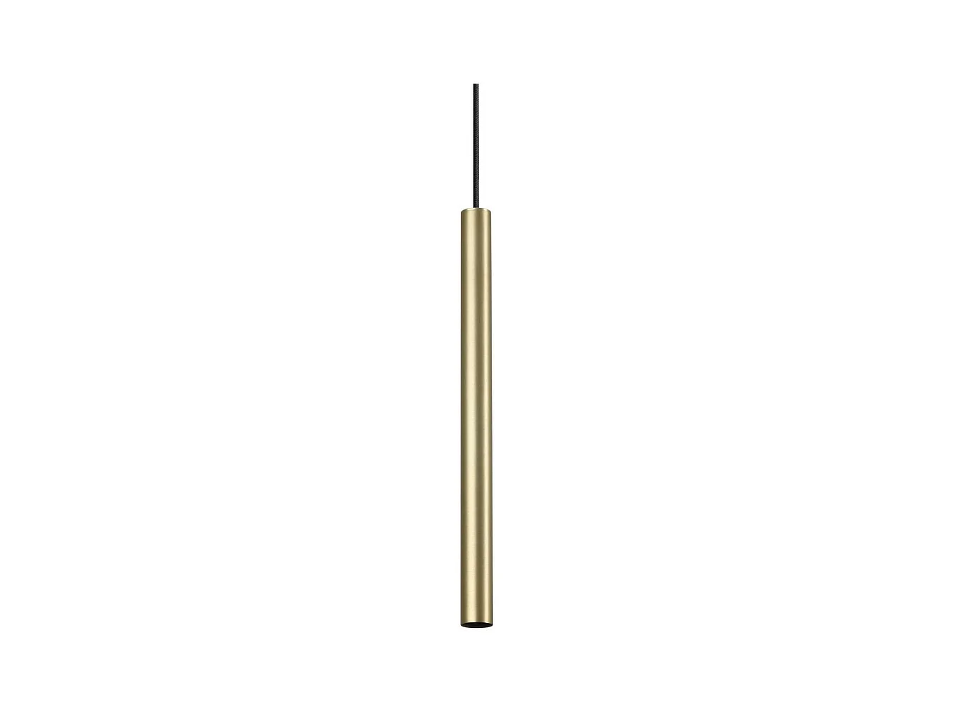 Ideal Lux ULTRATHIN Plafonnier LED rond mince de 40 cm en laiton satiné 3 000 K