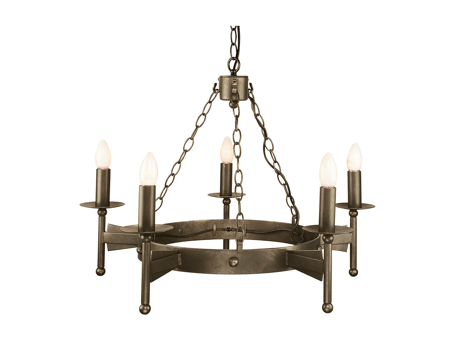 Elstead Cromwell - Lampadario 5 Luci Finitura Bronzo Antico, E14