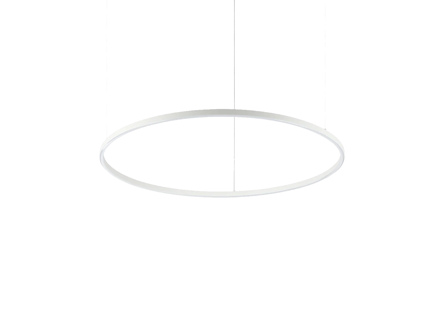 Ideal Lux ORACLE SLIM Lampada da soffitto a sospensione LED integrata rotonda 90cm non dim 2700K bianca