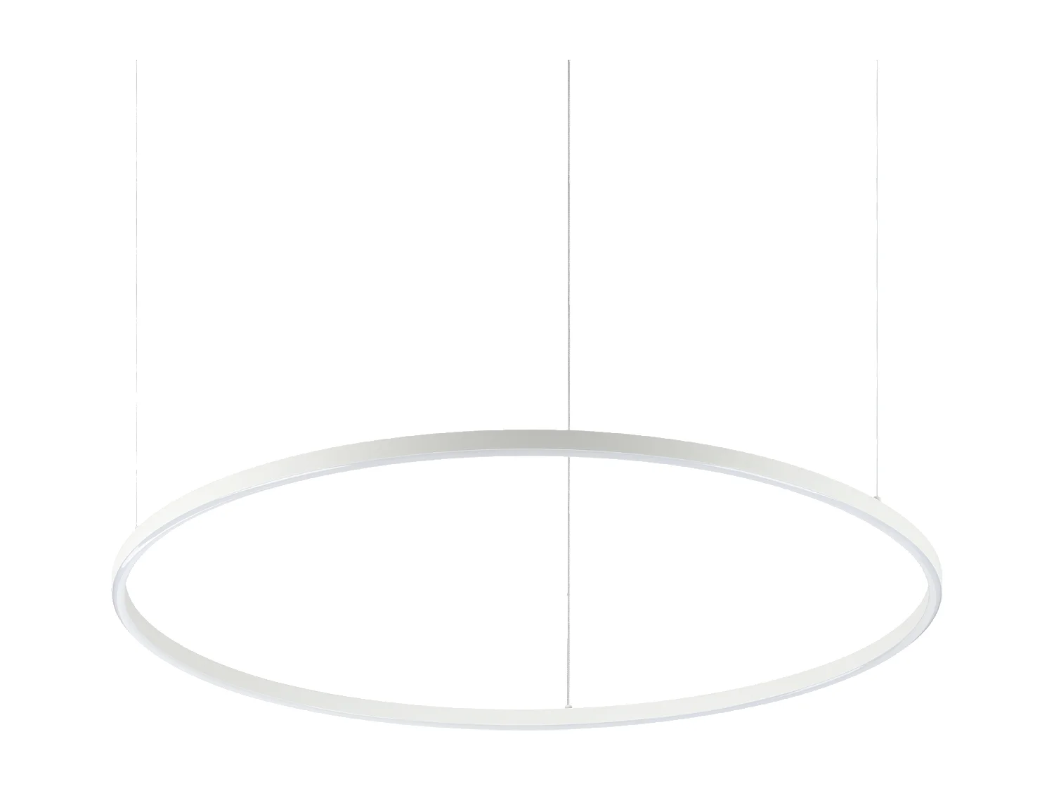 Ideal Lux ORACLE SLIM Lampada da soffitto a sospensione LED integrata rotonda 90cm non dim 2700K bianca