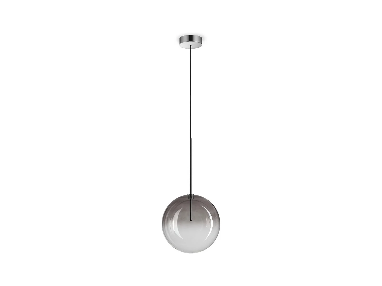 Ideal Lux EQUINOXE Plafonnier Globe 25 cm Gris Fumé