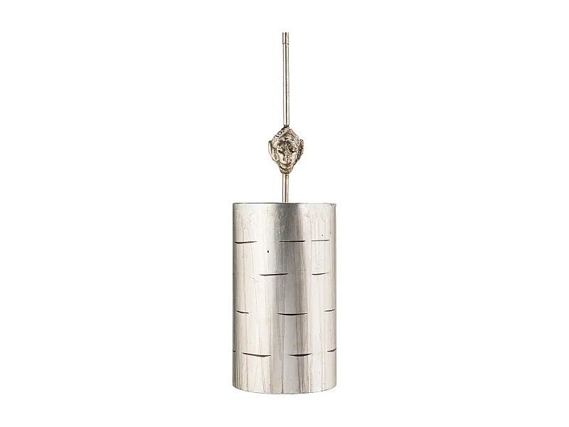Elstead Fragment Petite suspension ronde à 1 ampoule en argent vieilli, E27