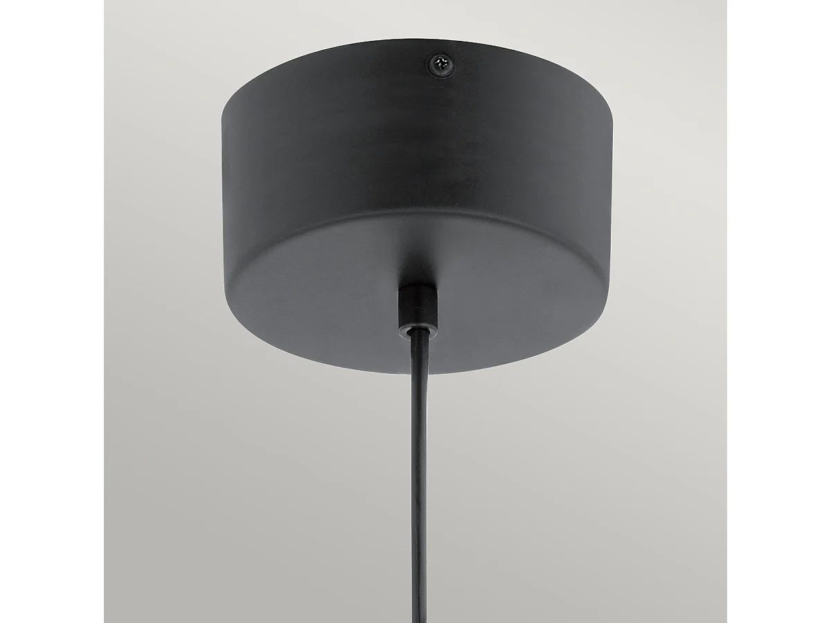 Elstead Kichler Moonlit Plafoniera a sospensione sferica a LED integrata Nero opaco, 3000K