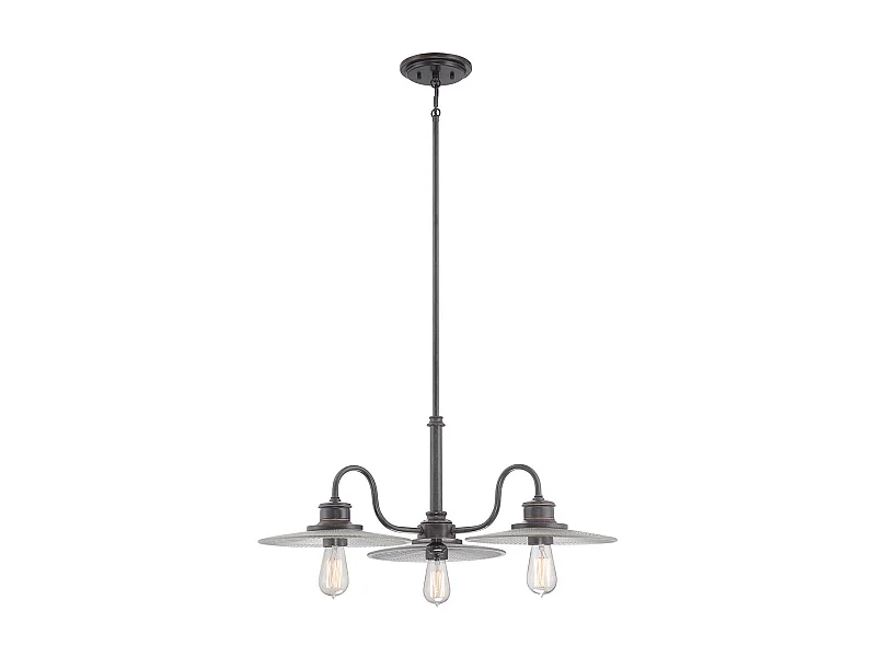 Elstead - Lampada a sospensione a 3 bracci multibraccio bronzo imperiale, E27