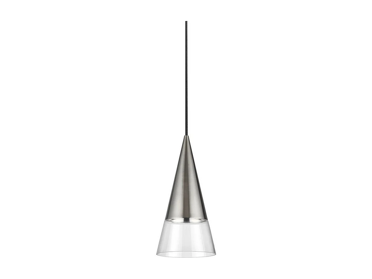 Ideal Lux CONO Wisząca lampa sufitowa Dome Nikiel