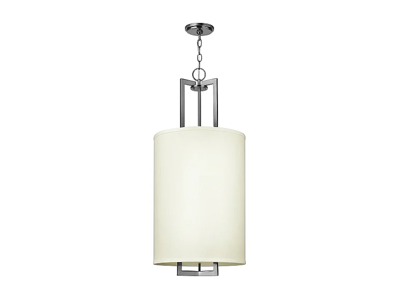 Zylindrische Pendelleuchte 3x E27 Antik Nickel Lampada a sospensione cilindrica 3x E27 nichel antico