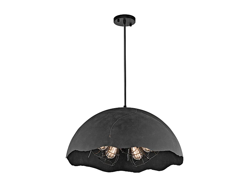 Elstead Fracture 5 ljuskupol takhänge vittrad zink, E27