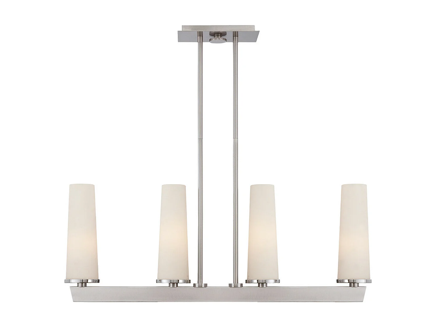 Chelsea Loft Contemporary 4 Light Pendant Borstad Nickel