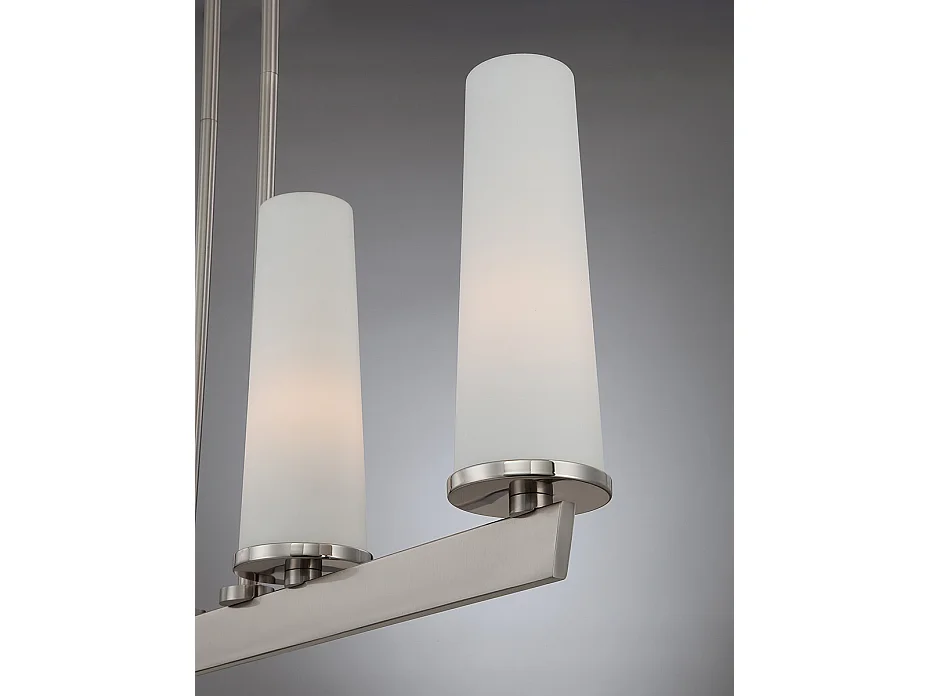 Chelsea Loft Contemporary 4 Light Pendant Borstad Nickel