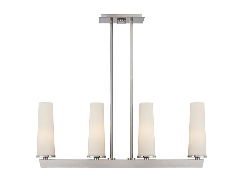 Chelsea Loft Contemporary 4 Light Pendant Borstad Nickel