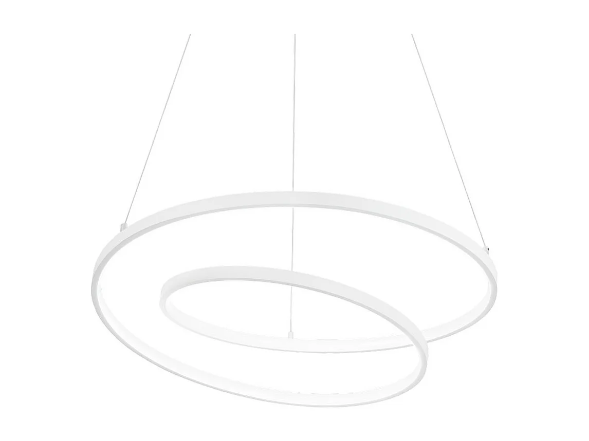 Ideal Lux OZ 60cm Zintegrowana lampa sufitowa LED wisząca biała 2700K