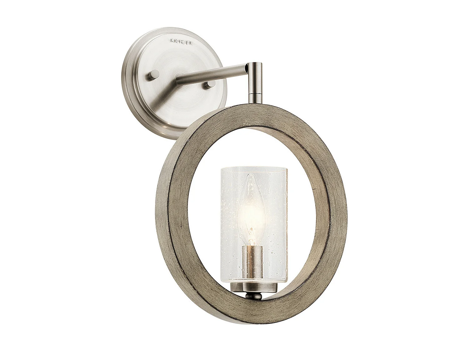 Grand Bank Kichler Applique Murale/ Mini-Suspension/ Semi-Encastrée Gris Antique