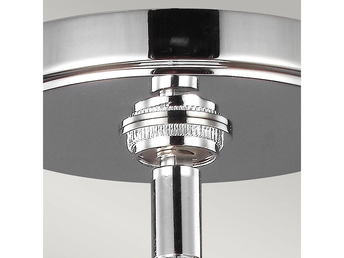 Elstead Paulson - 1 Licht Mini Deckenpendelleuchte Chrom IP44, G9