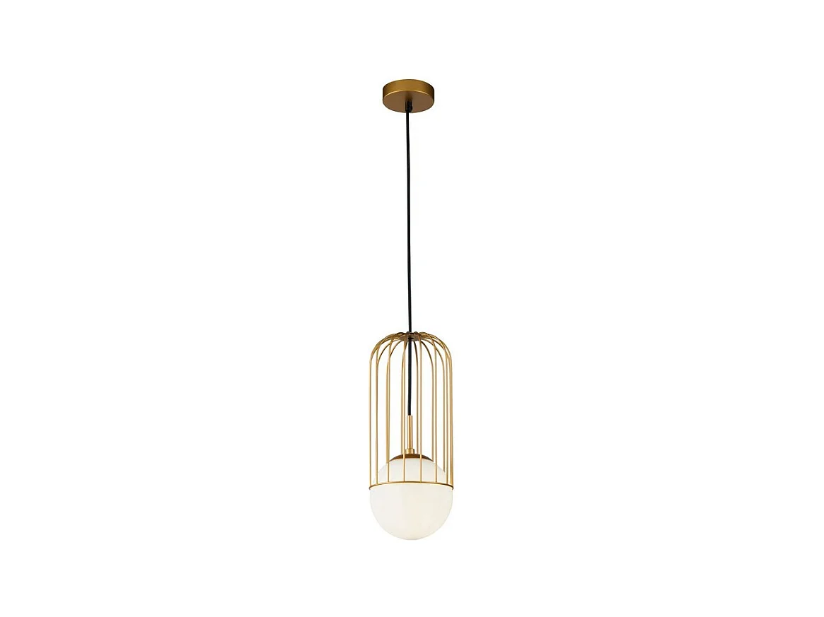 Telford Plafonnier Cage doré, 1 lumière, E27