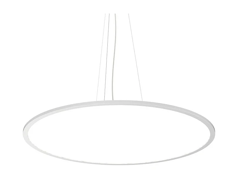 Ideal Lux FLY 90 cm integrierte LED-Pendel-Deckenleuchte Weiß, 4000 K, IP40