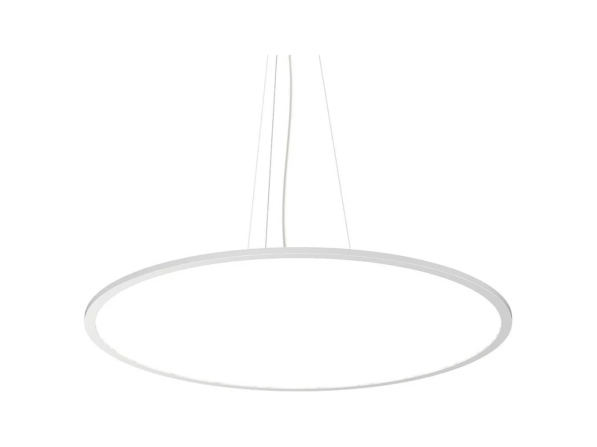 Ideal Lux FLY 90 cm integrierte LED-Pendel-Deckenleuchte Weiß, 4000 K, IP40
