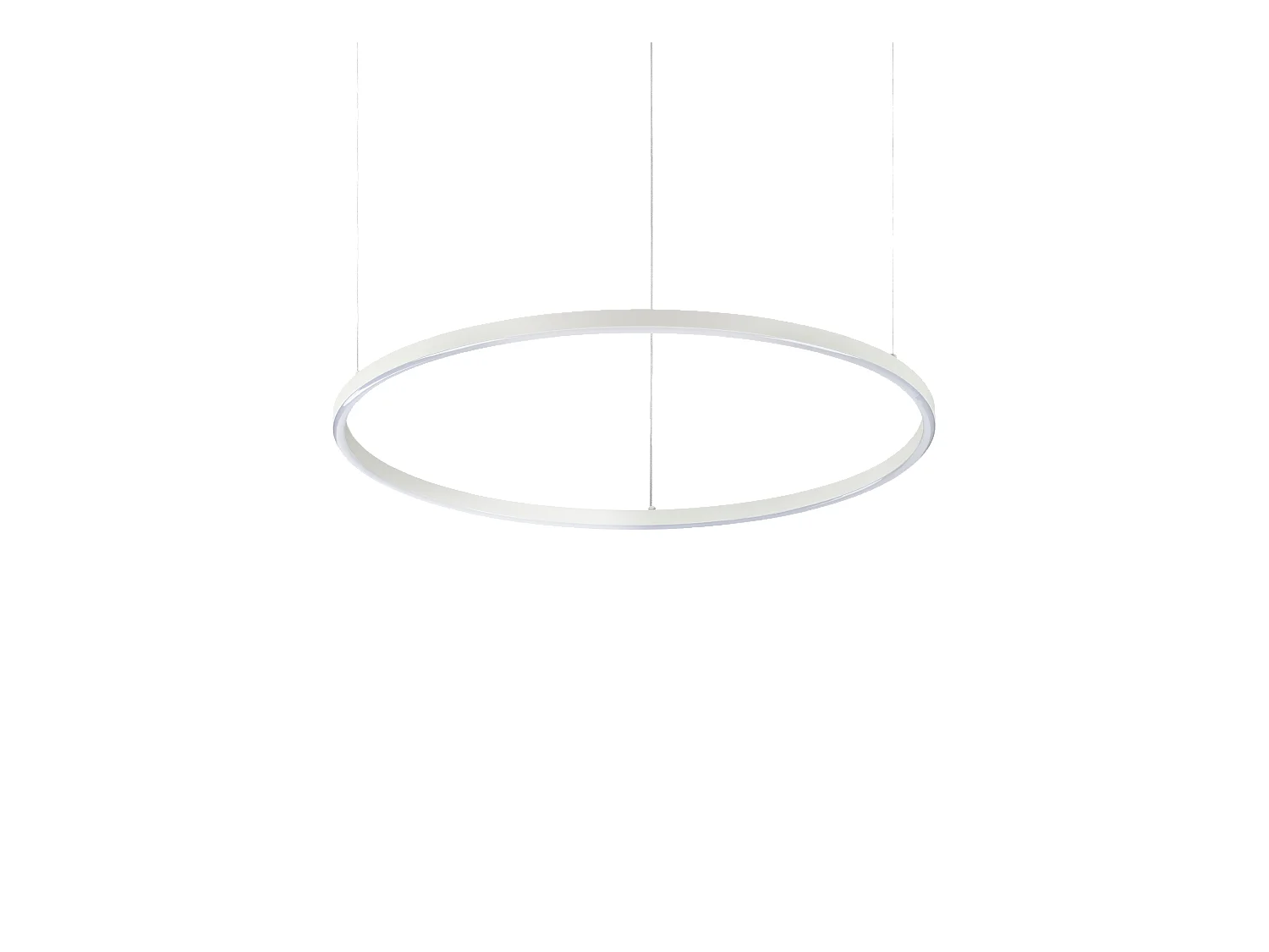 Ideal Lux ORACLE SLIM 70cm nicht dimmbare, runde, integrierte LED-Deckenleuchte, 2700K, weiß