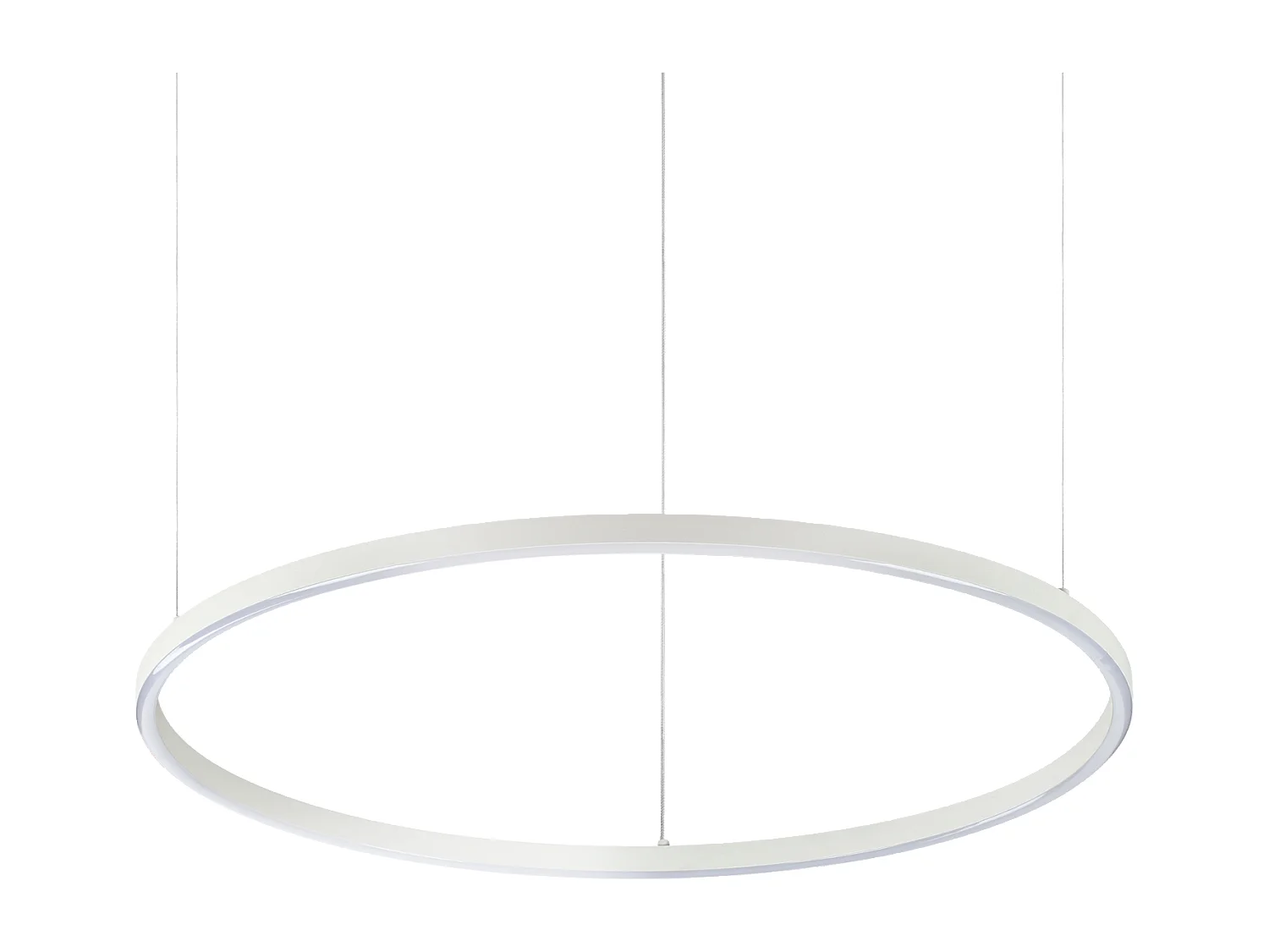 Ideal Lux ORACLE SLIM Lampada da soffitto a sospensione LED integrata rotonda 2700K non dim 70cm bianca