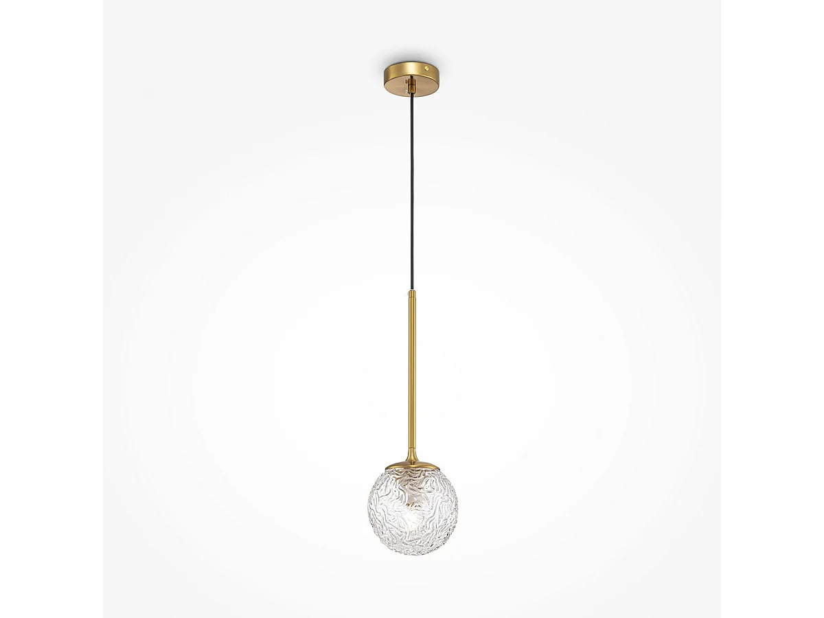 Maytoni Ligero Plafón colgante Globe moderno Latón E27