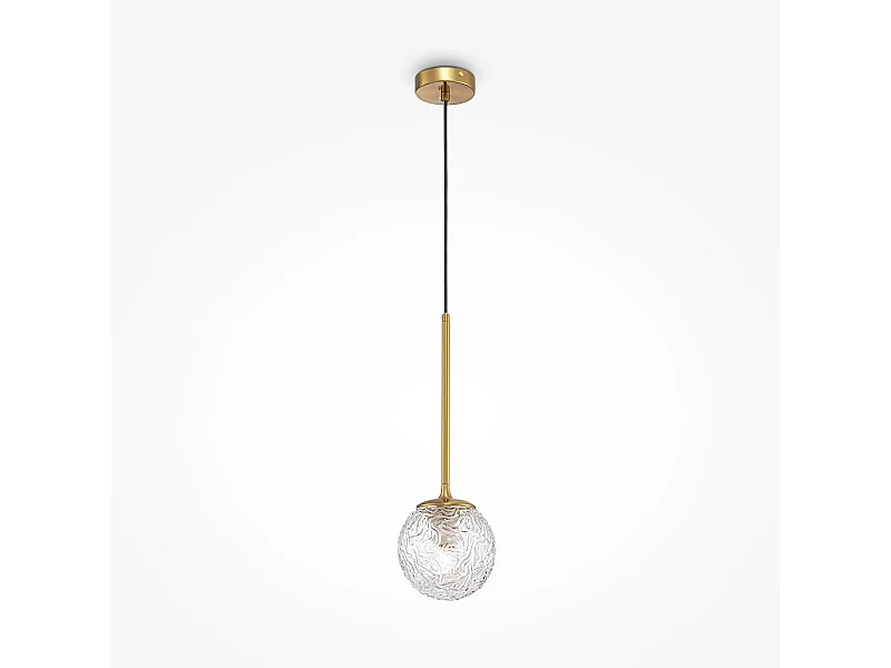 Maytoni Ligero Plafoniera a Sospensione Globo Moderna Ottone E27