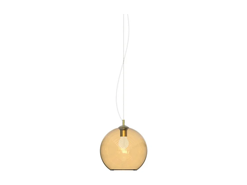 Ideal Lux NEMO Plafonnier suspendu en forme de dôme de 20 cm en ambre