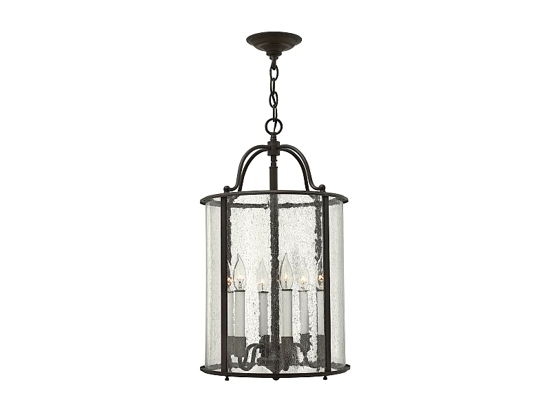 Elstead Gentry - Lanterna da soffitto grande a 6 luci Bronzo antico, E14