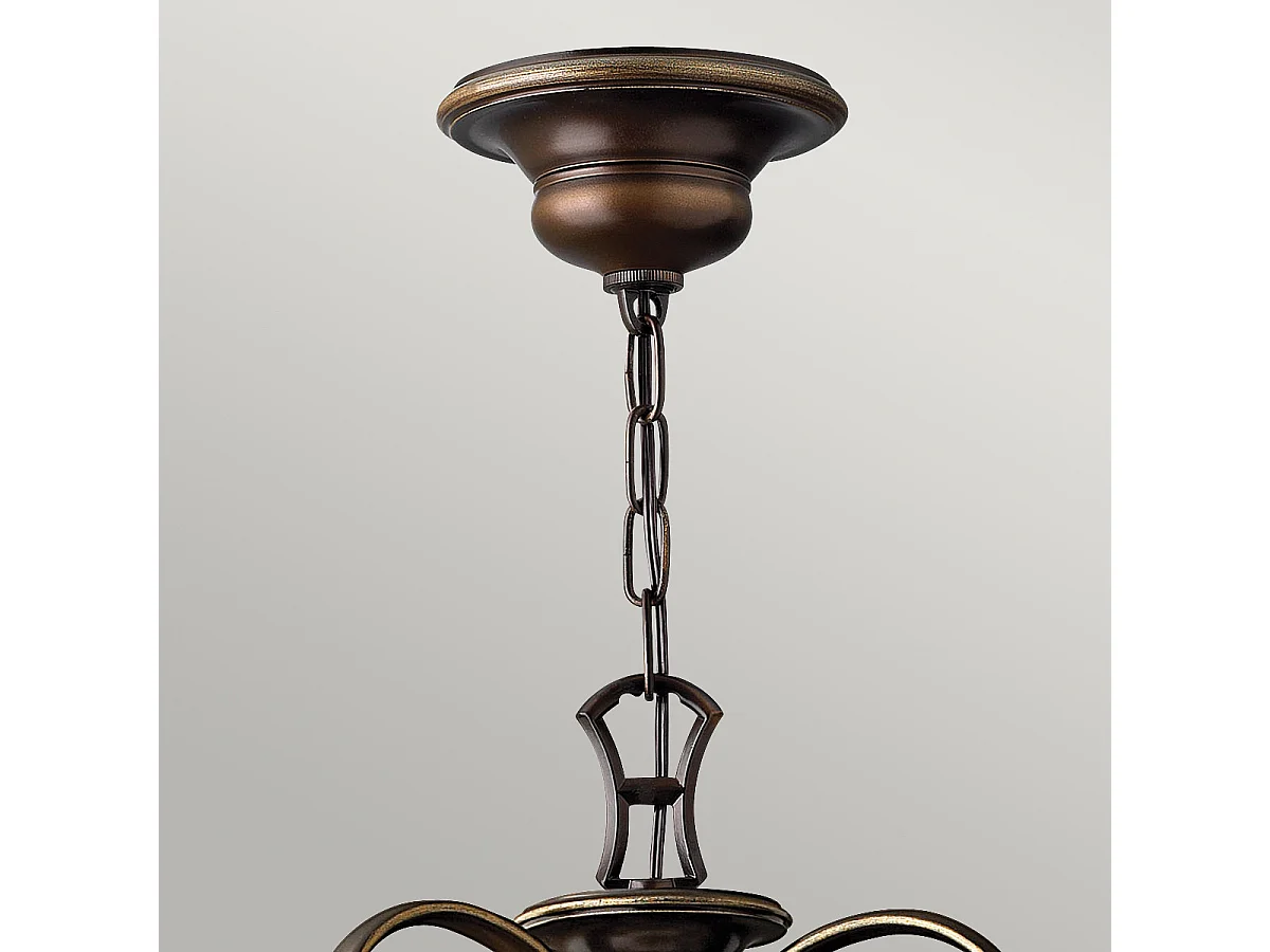 Elstead Cello - Lampadario a 9 luci multibraccio finitura bronzo antico, attacco E27