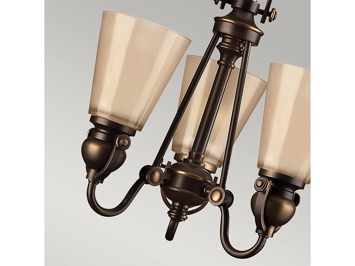 Elstead Mayflower - Multi Arm Kronleuchter 3 licht Olde Bronze Finish, E27