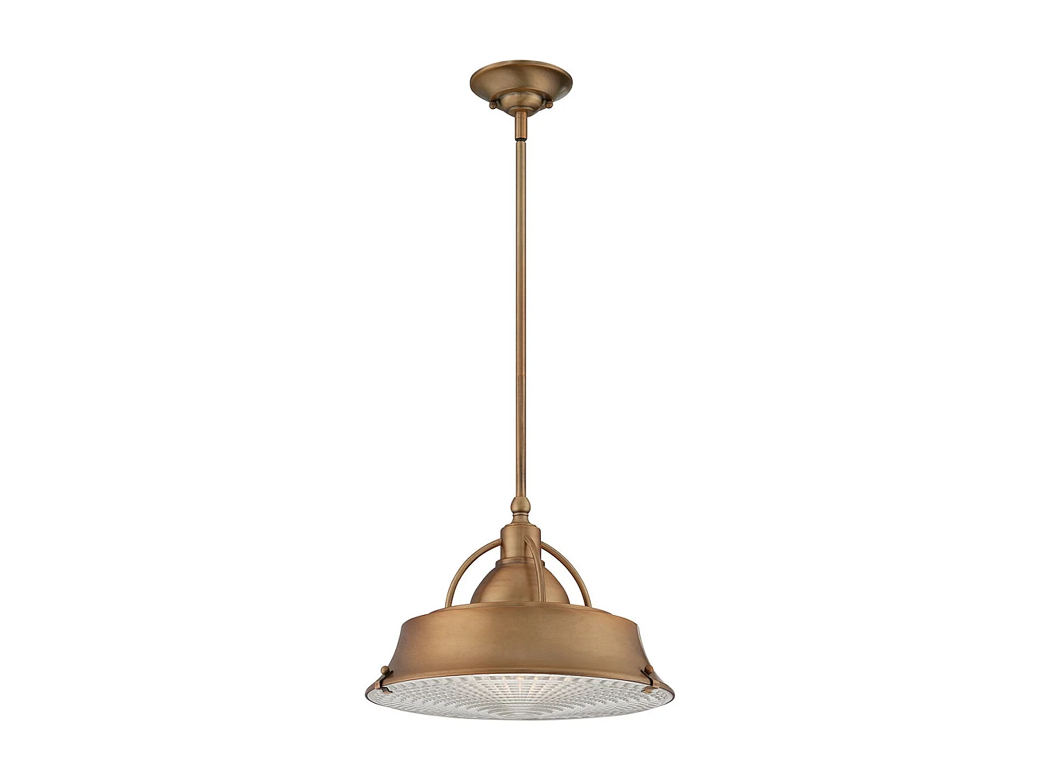 Elstead Luminaire suspendu à 2 ampoules à dôme en cuivre, E27