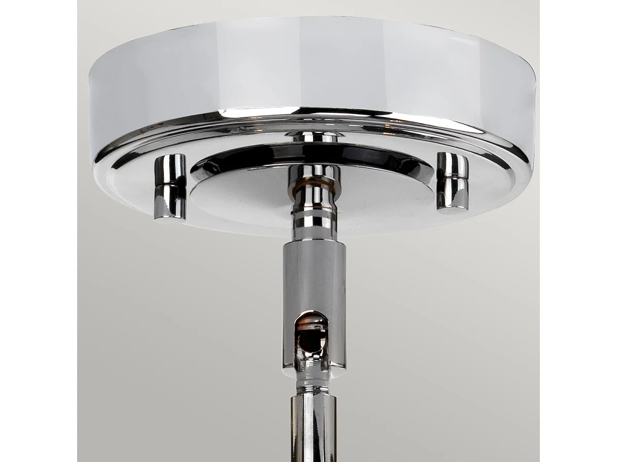 Elstead Agatha - Lampada a sospensione a 3 bracci multibraccio cromo lucido IP44, G9