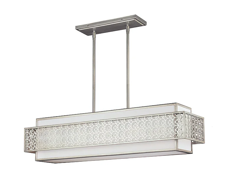 Elstead Kenney - 5 licht Ceiling Island Kronleuchter Anhänger Bar licht Silver, E27