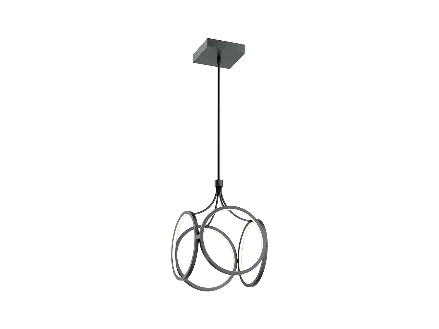 Elstead Kichler Ciri Integrerad LED-taklampa mattsvart, 3000K