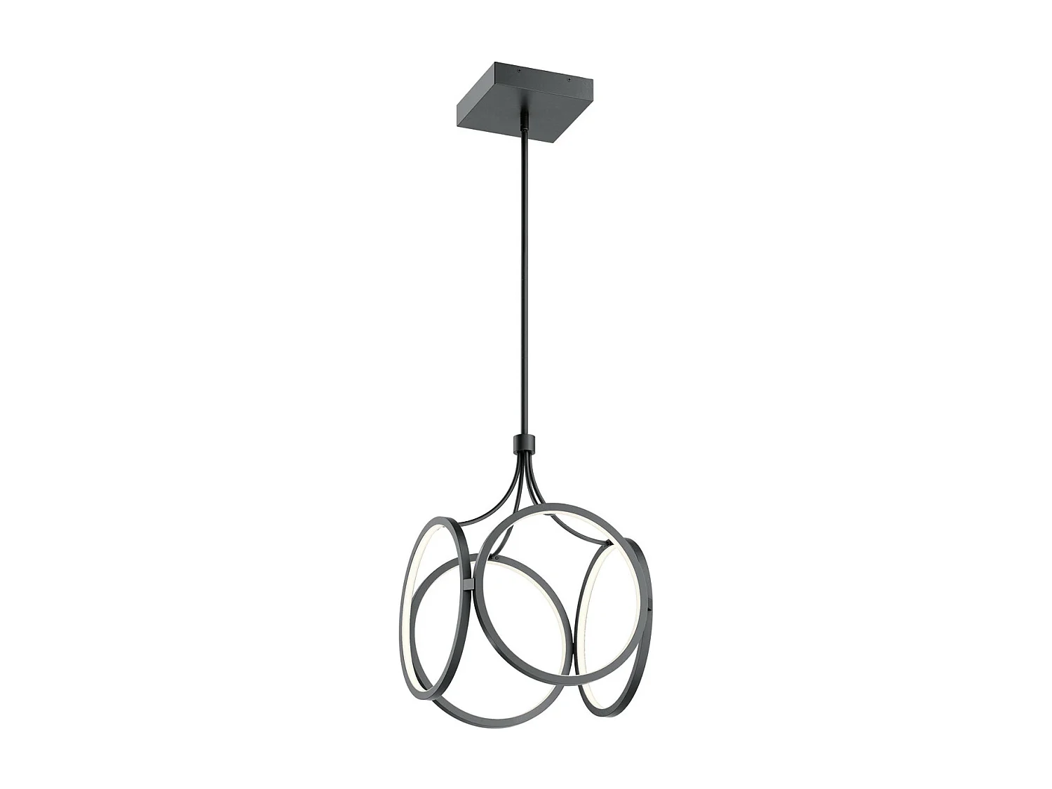 Elstead Kichler Ciri Plafoniera a sospensione LED integrata Nero opaco, 3000K