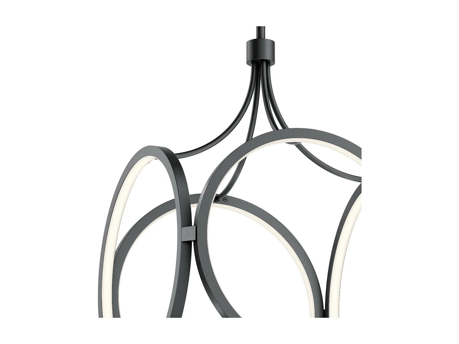 Elstead Kichler Ciri Plafoniera a sospensione LED integrata Nero opaco, 3000K