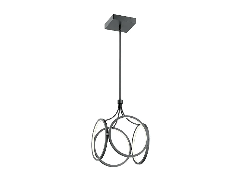 Elstead Kichler Ciri Plafoniera a sospensione LED integrata Nero opaco, 3000K