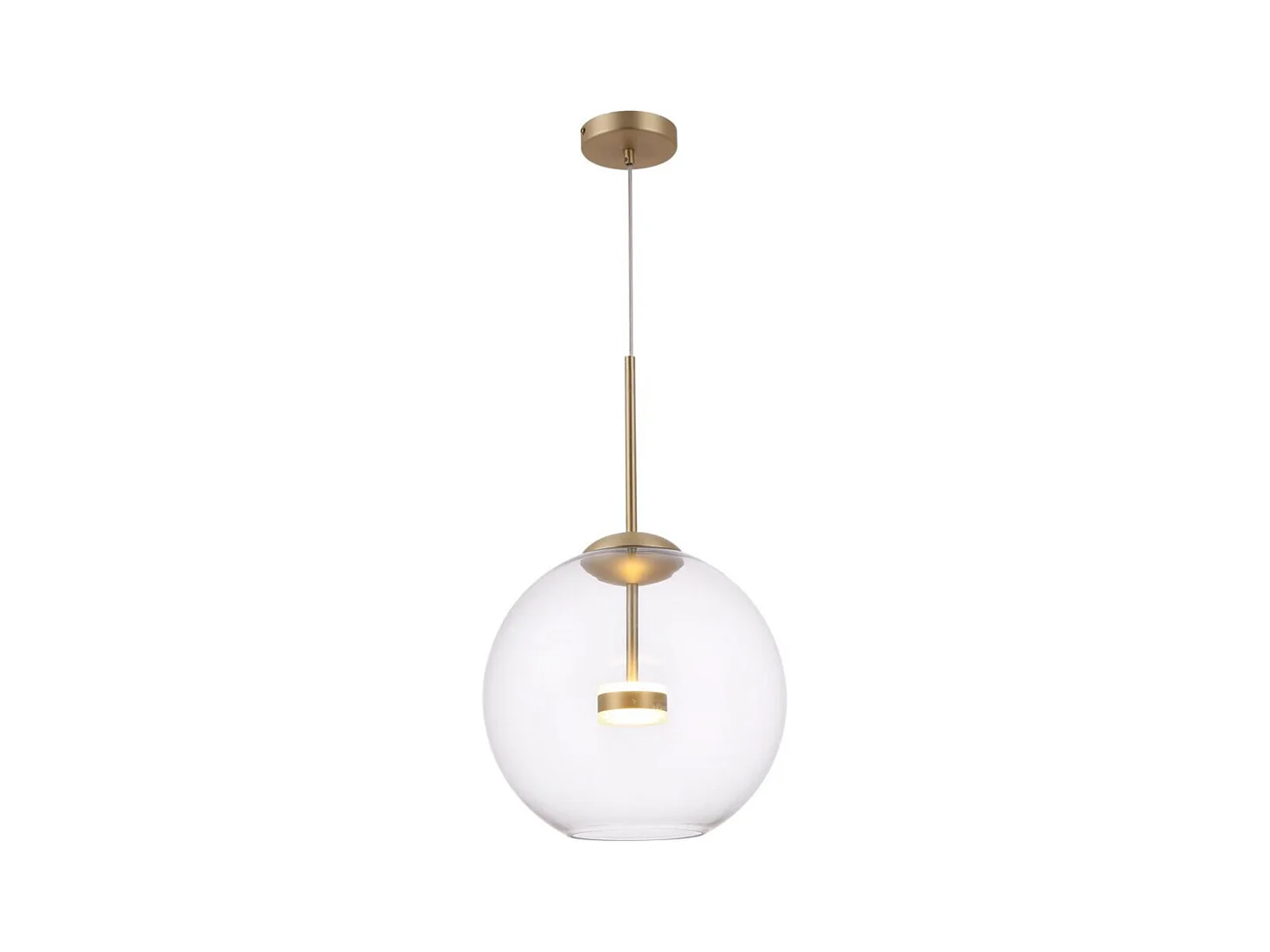 Maytoni Cometa Abat-jour en verre pour plafonnier moderne Cometa intégré à LED en or mat