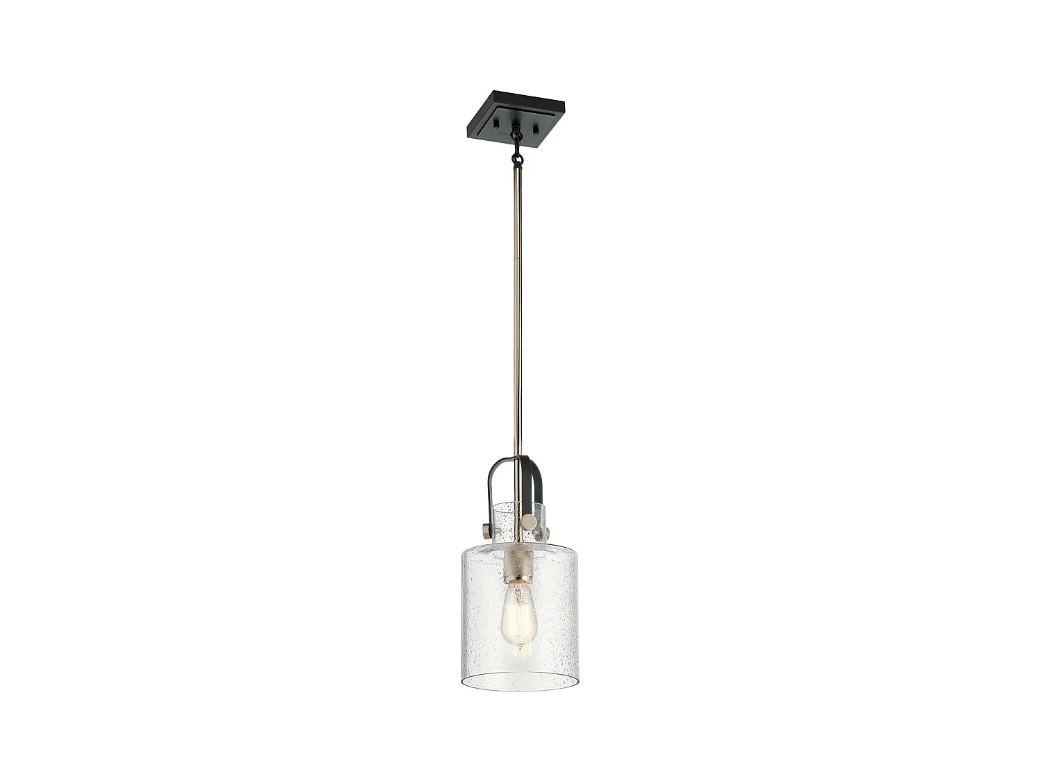 Elstead Kichler Kitner Plafonnier Dome Suspension Nickel Poli