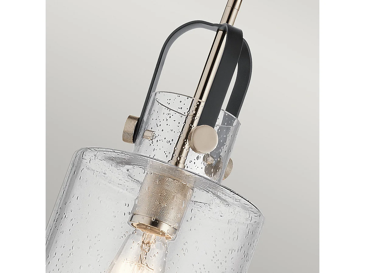 Elstead Kichler Kitner Dome Pendelleuchte Nickel poliert