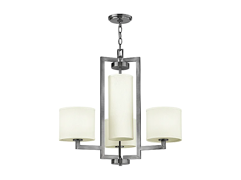 Elstead Hampton - Lampadario a sospensione a 4 bracci multibraccio nichel antico, E27