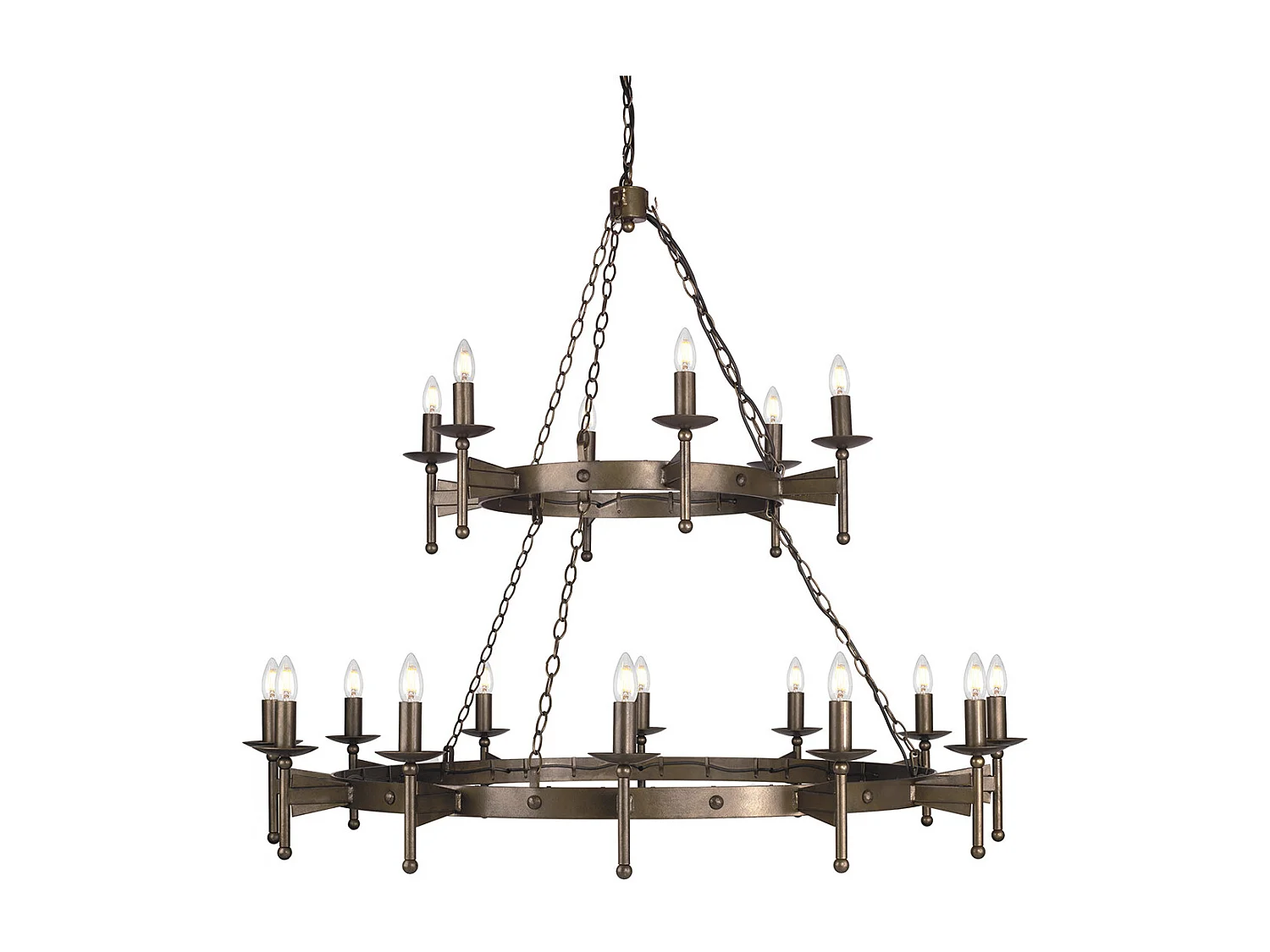 Elstead Cromwell - Lampadario a 18 luci