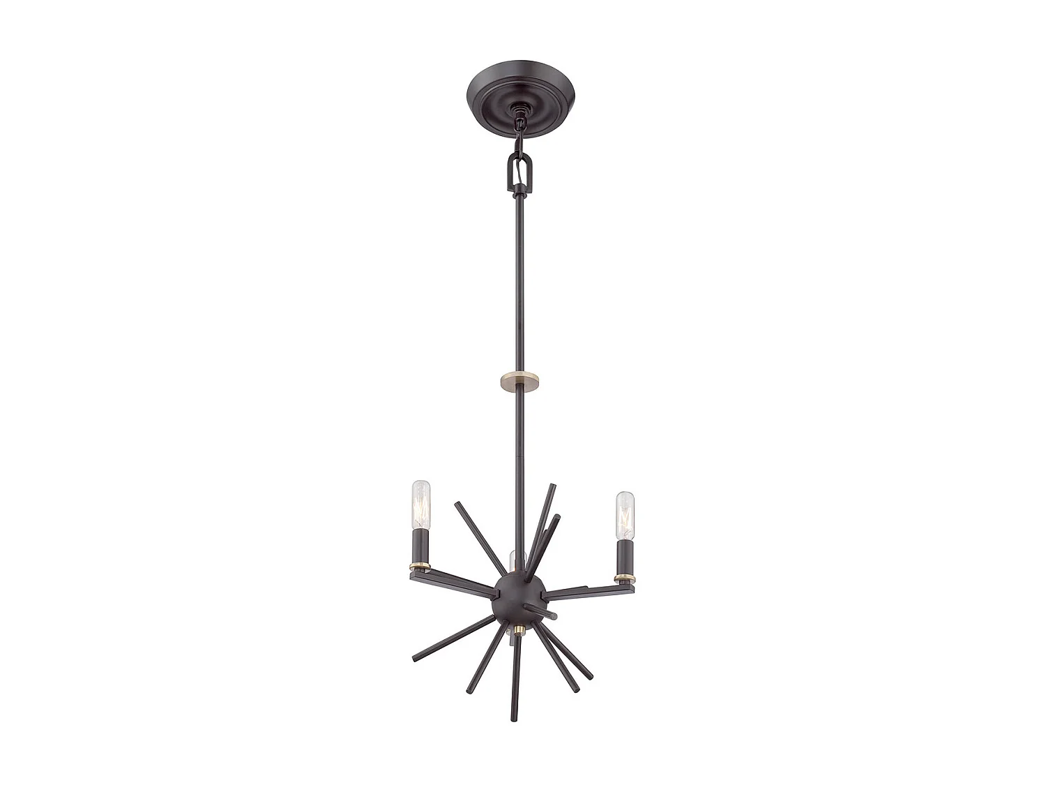 Elstead - 3 licht Deckenanhänger Western Bronze Finish, E14