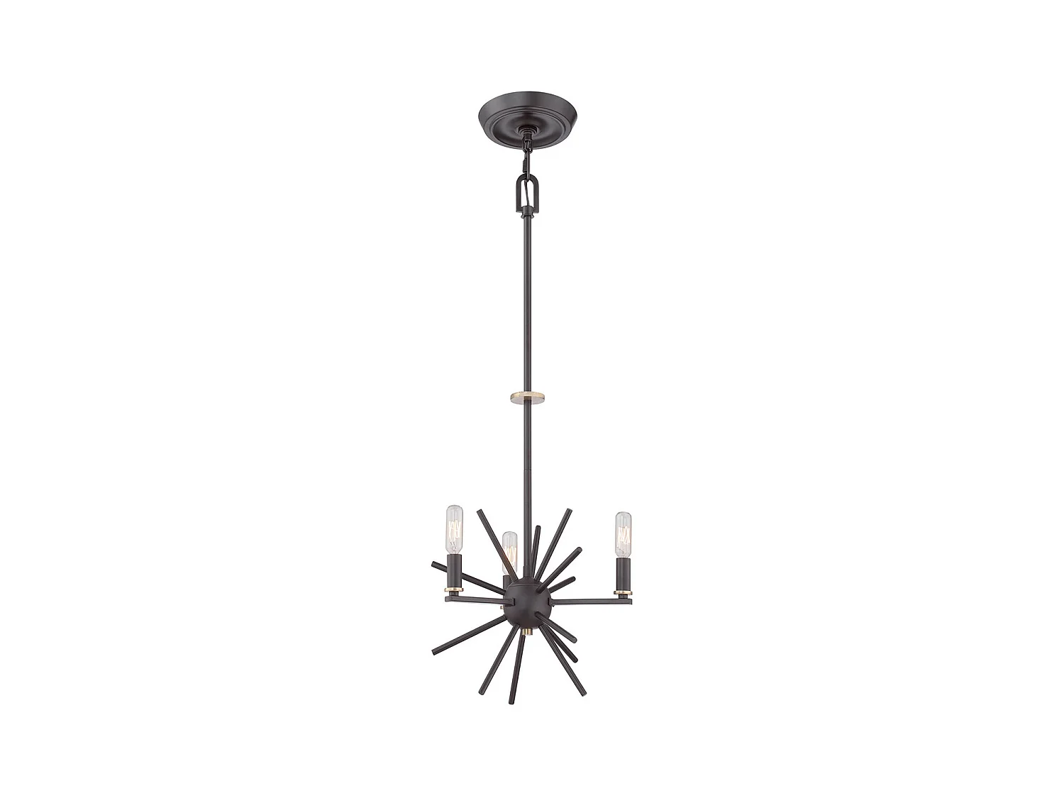Elstead - 3 licht Deckenanhänger Western Bronze Finish, E14