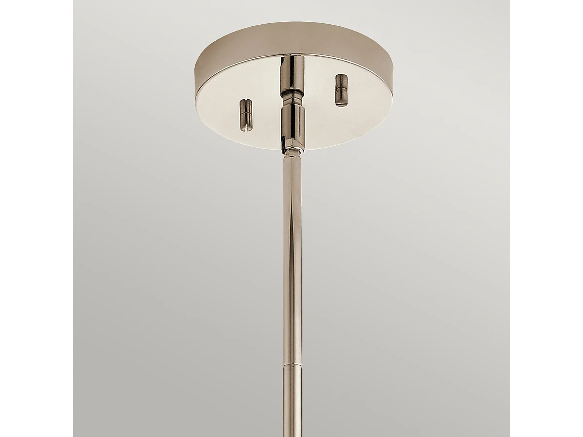 Elstead Kichler Triocent Globe Pendel-Deckenleuchte Nickel poliert, IP44