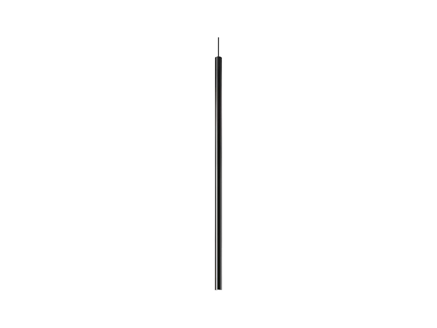 Ideal Lux ULTRATHIN Plafonnier Suspendu LED Intégré Slim 100cm Noir Mat 1150Lm 3000K