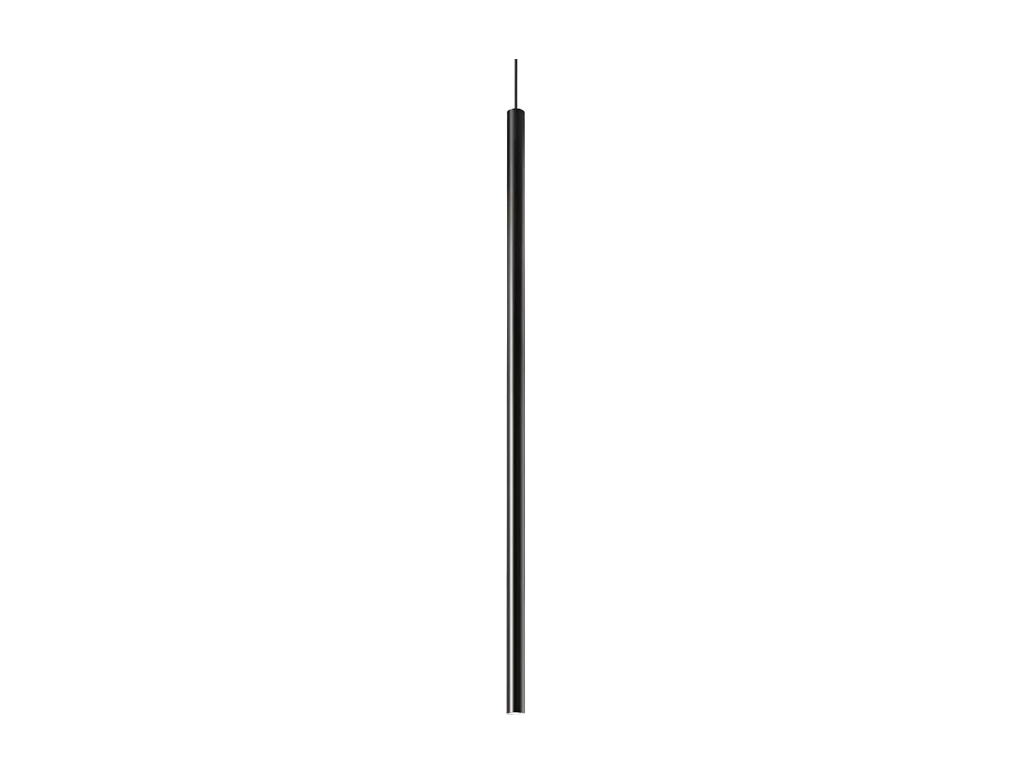 Ideal Lux ULTRATHIN Plafoniera LED Integrata Slim 100cm a Sospensione Nero Opaco 1150Lm 3000K