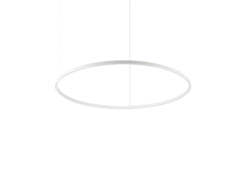 Ideal Lux ORACLE SLIM 90cm dimmbare runde integrierte LED-Deckenleuchte 4000K weiß