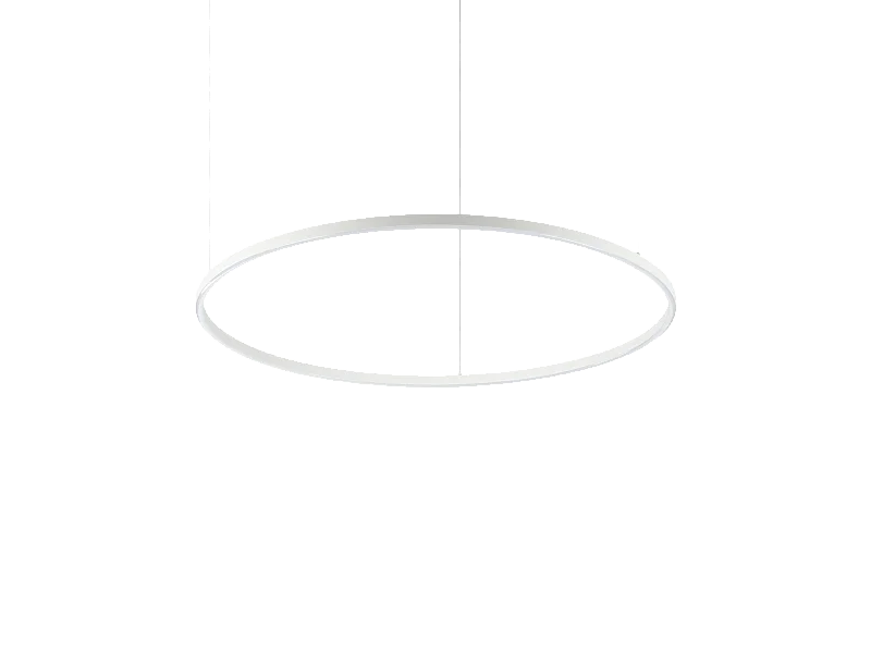 Ideal Lux ORACLE SLIM 90cm dimmbare runde integrierte LED-Deckenleuchte 4000K weiß